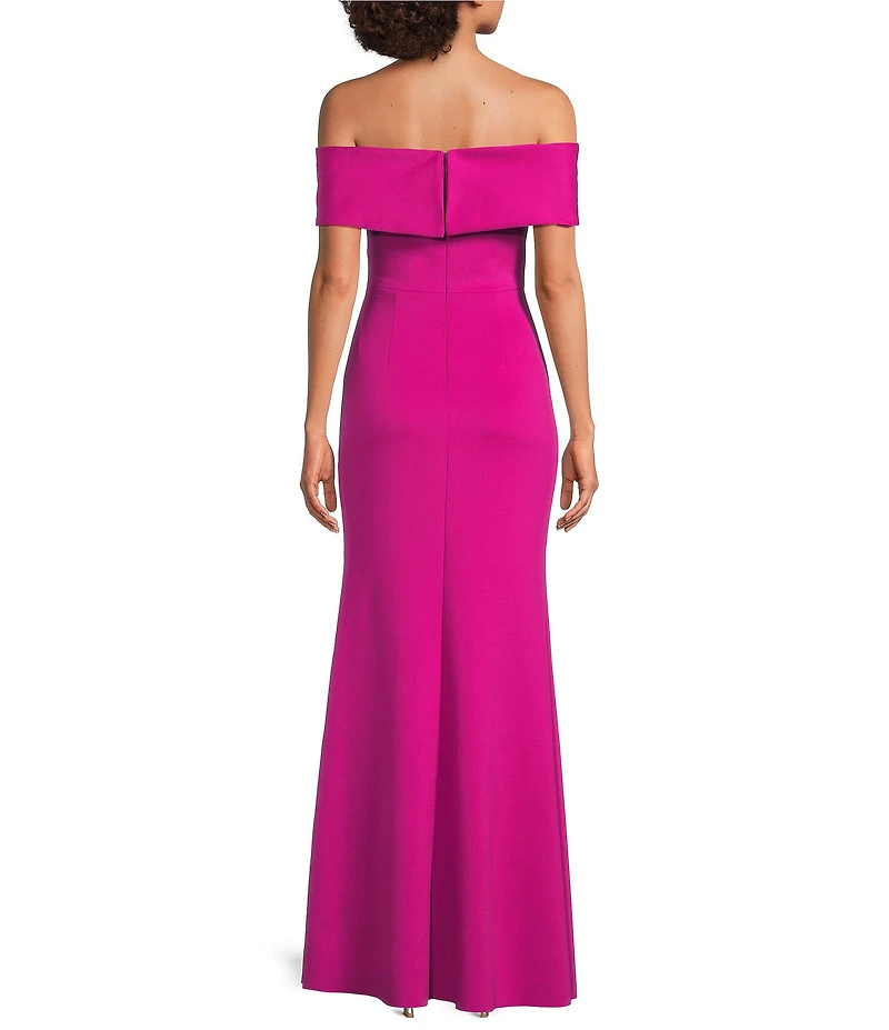 Eliza J Off the Shoulder Mermaid Gown
