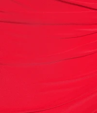 Eliza J Off the Shoulder Ruched Knit Jersey Long Dress