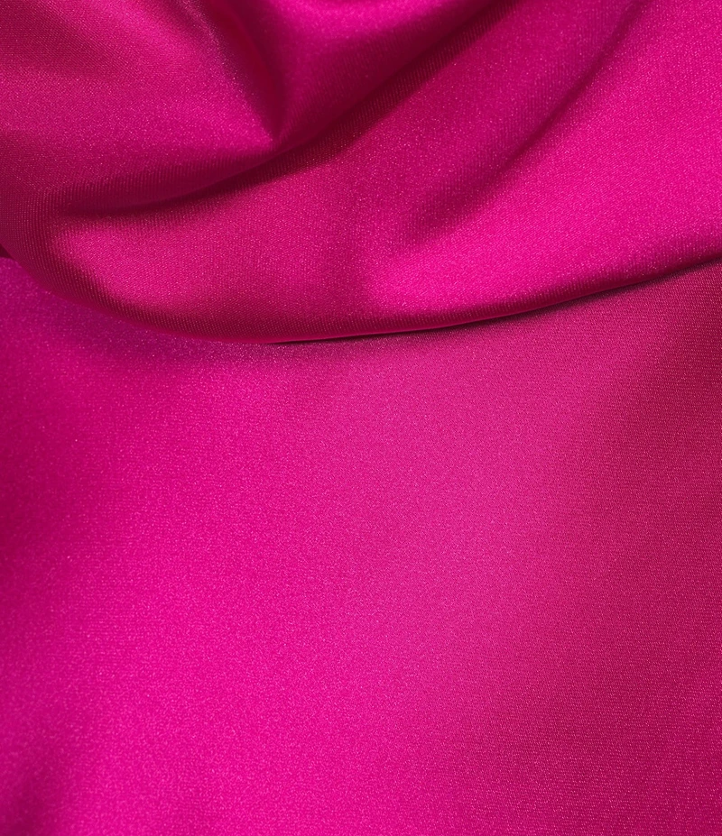 Eliza J Satin Cowl Drape Long Dress