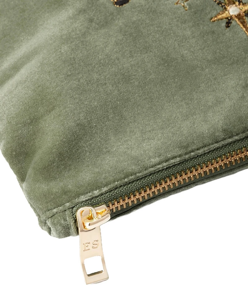 Elizabeth Scarlett Mystical Horse Velvet Everyday Pouch