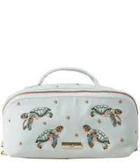 Elizabeth Scarlett Baby Turtle Open Lay Flat Makeup Bag