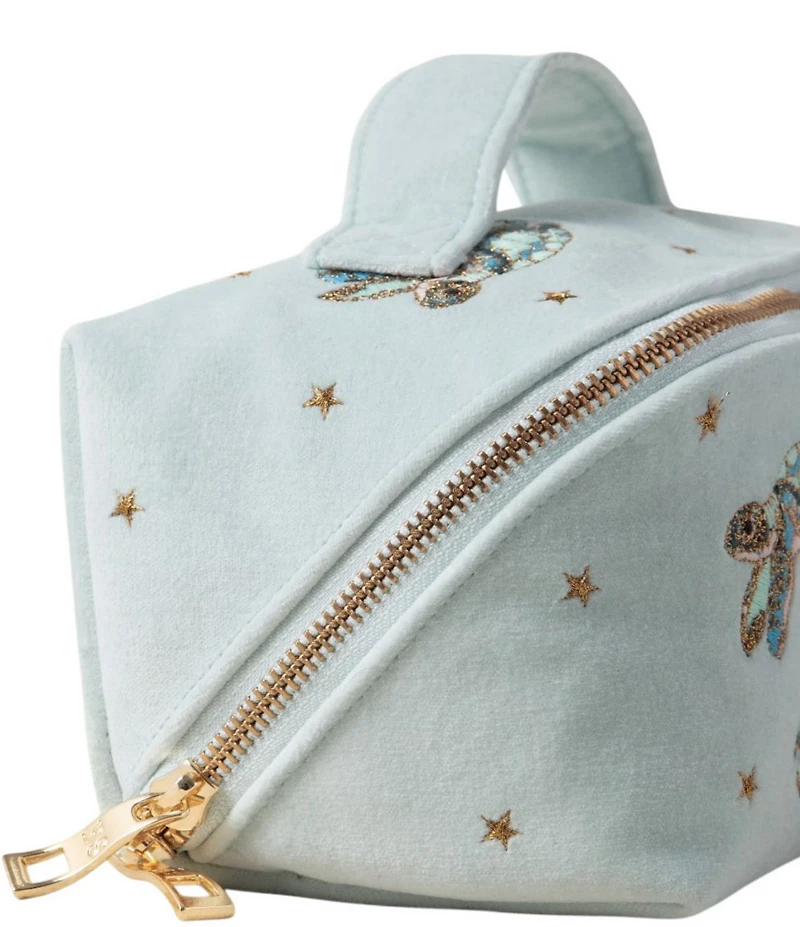Elizabeth Scarlett Baby Turtle Open Lay Flat Makeup Bag