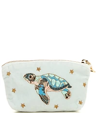Elizabeth Scarlett Baby Turtle Velvet Coin Purse