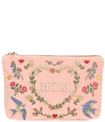 Elizabeth Scarlett Earth Goddess Mom Velvet Everyday Pouch Bag