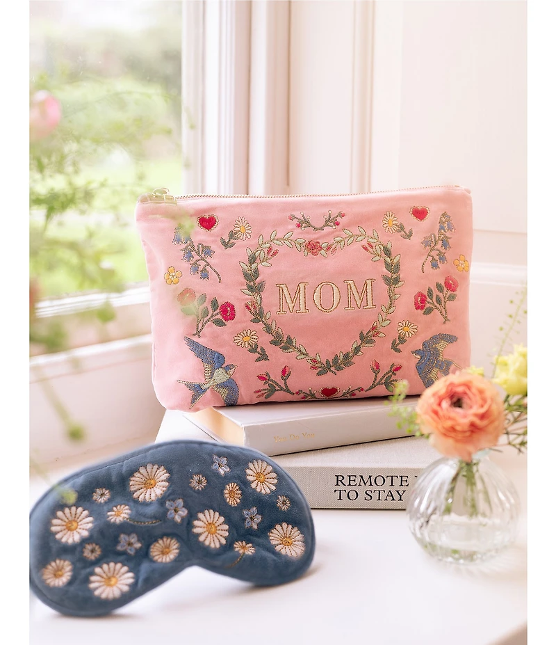 Elizabeth Scarlett Earth Goddess Mom Velvet Everyday Pouch Bag