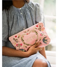 Elizabeth Scarlett Earth Goddess Mom Velvet Everyday Pouch Bag