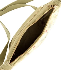 Elizabeth Scarlett Earth Goddess Velvet Crossbody Sling Bag