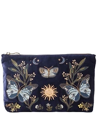 Elizabeth Scarlett Enchanted Butterfly Velvet Everyday Pouch