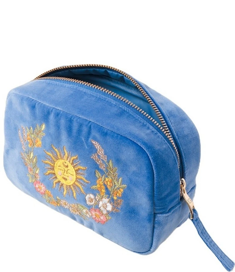 Elizabeth Scarlett Floral Sun Goddess Makeup Bag
