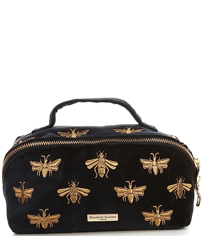 Elizabeth Scarlett Honey Bee Open Flat Makeup Bag