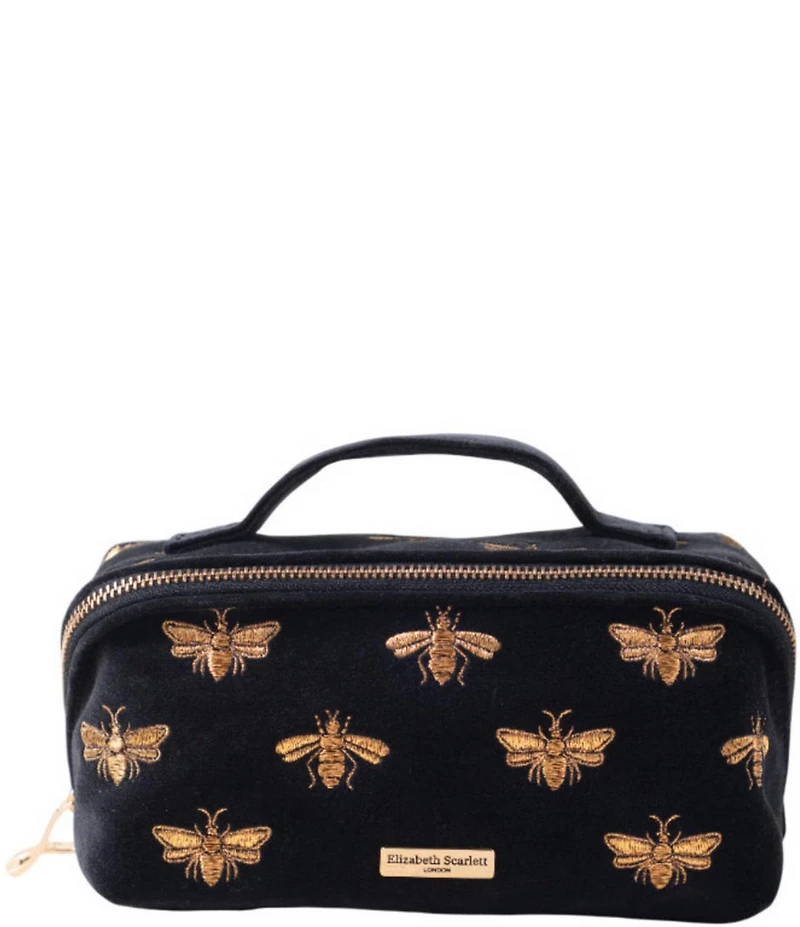 Elizabeth Scarlett Honey Bee Open Flat Makeup Bag