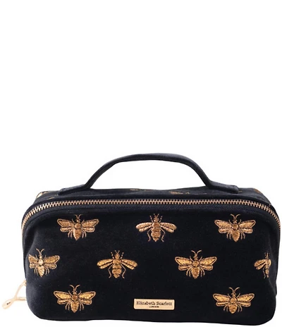 Elizabeth Scarlett Honey Bee Open Flat Makeup Bag