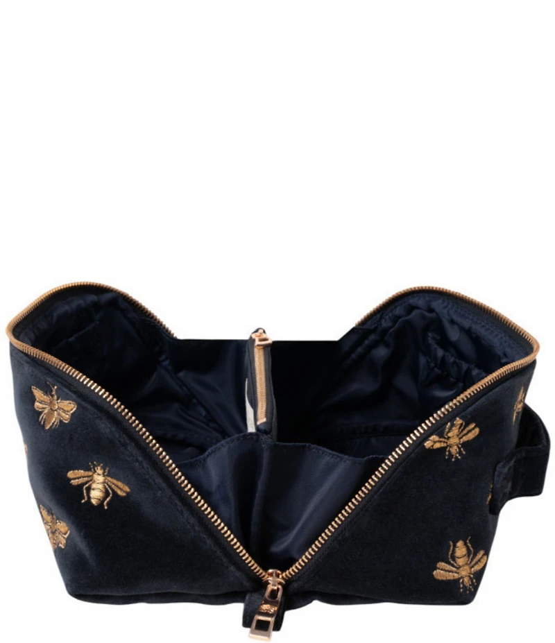 Elizabeth Scarlett Honey Bee Open Flat Makeup Bag