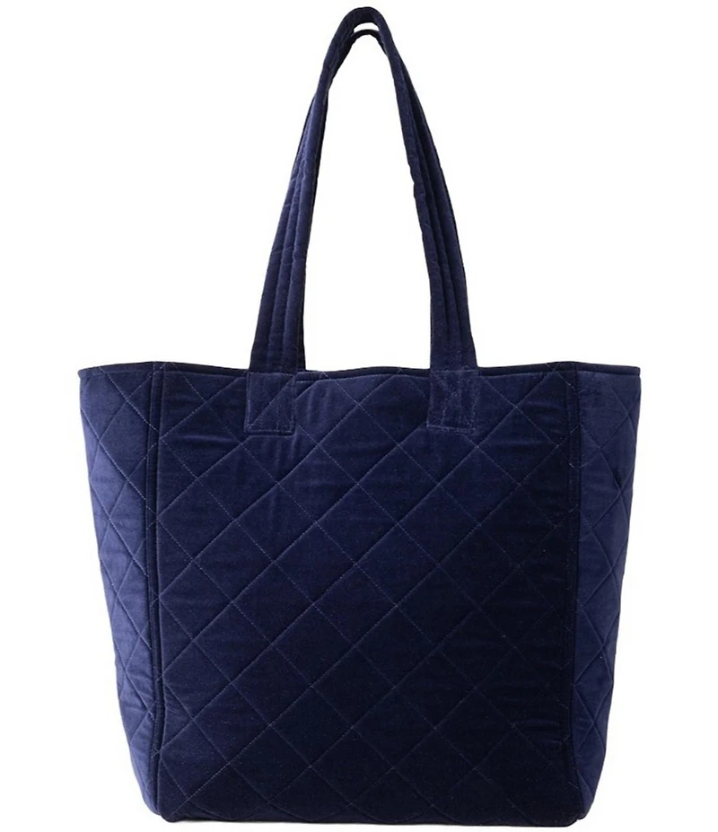 Elizabeth Scarlett Rose Velvet Tote Bag