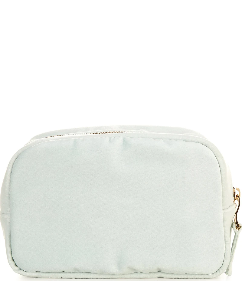 Elizabeth Scarlett Starfish Garden Velvet Makeup Bag