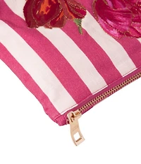 Elizabeth Scarlett Tulip Stripe Cotton Everyday Pouch