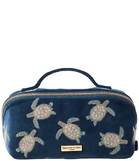 Elizabeth Scarlett Turtle Conservation Open Flat Makeup Bag