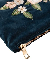 Elizabeth Scarlett Wild Rose Velvet Mini Pouch