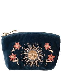 Elizabeth Scarlett Winter Goddess Velvet Coin Purse