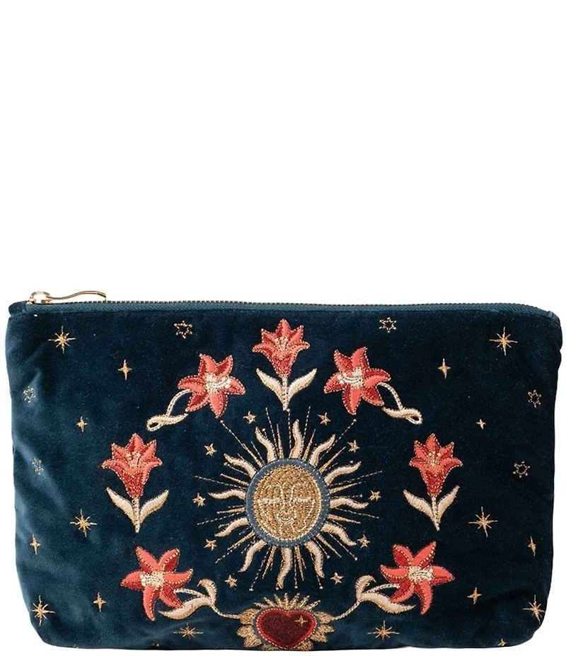 Elizabeth Scarlett Winter Goddess Velvet Everyday Pouch