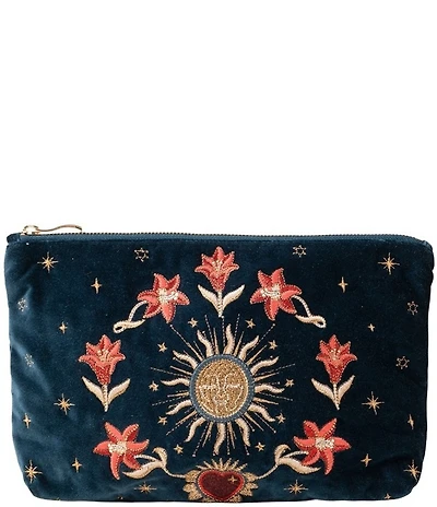 Elizabeth Scarlett Winter Goddess Velvet Everyday Pouch