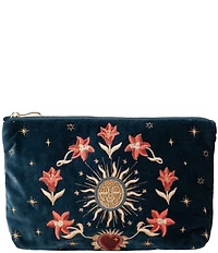 Elizabeth Scarlett Winter Goddess Velvet Everyday Pouch