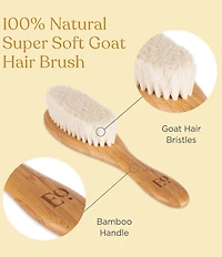 EllaOla 3-Piece Bamboo Brush & Comb Set