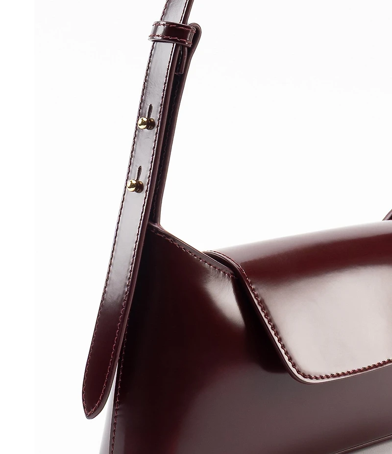 Elleme Paris Envelope Patent Leather East-West Shoulder Bag