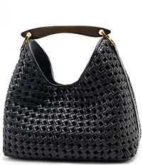 Elleme Paris Large Boomerang Woven East West Handle Bag