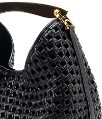 Elleme Paris Large Boomerang Woven East West Handle Bag