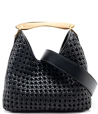 Elleme Paris Large Boomerang Woven East West Handle Bag