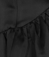 ELLIATT Laurel Ruffled Strapless Maxi Dress