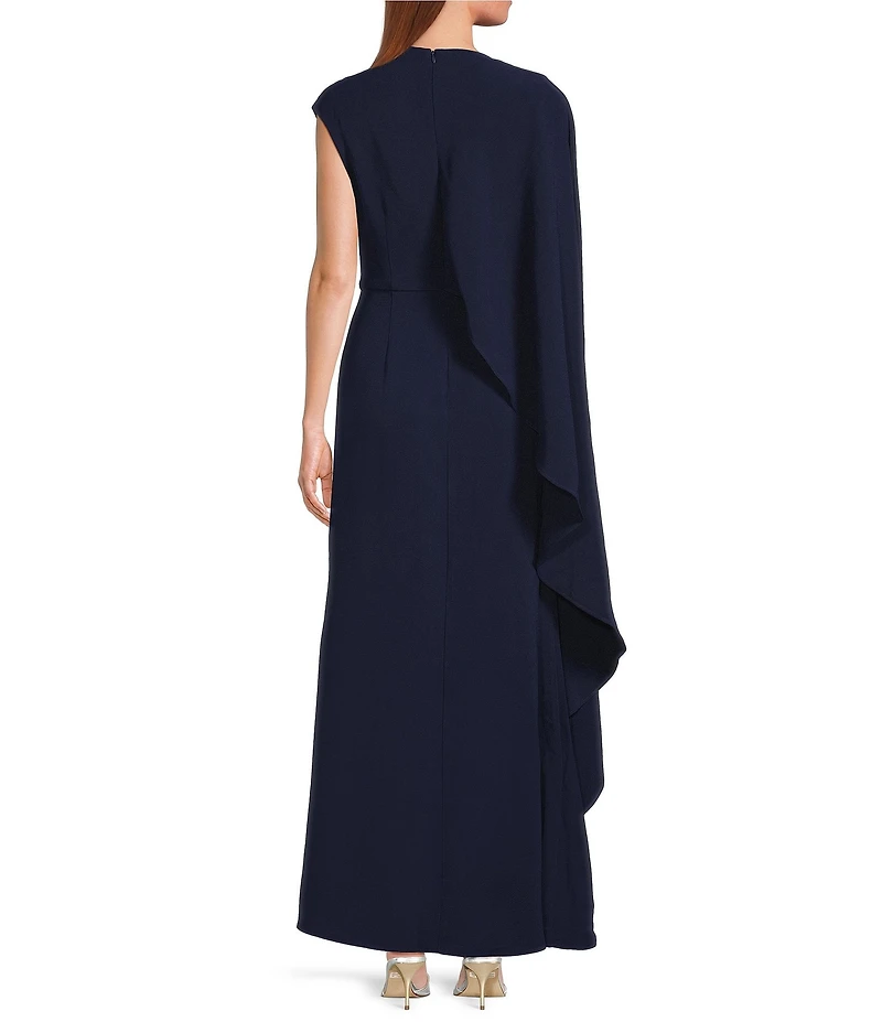 ELLIATT Leonara Asymmetric Cape Dress