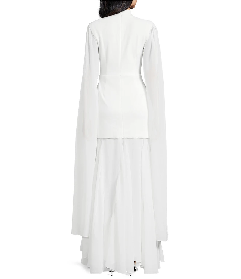 ELLIATT Odelia Cape Sleeve Gown