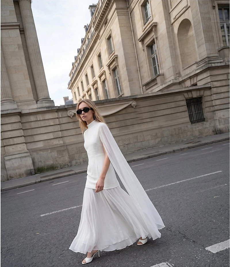 ELLIATT Odelia Cape Sleeve Gown