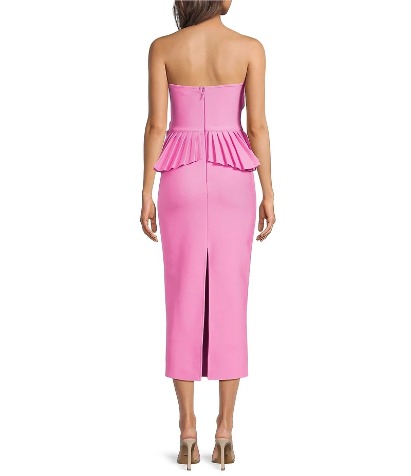 ELLIATT Orelia Pleated Midi Dress