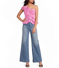 ELLIATT Orelia Pleated Strapless Top