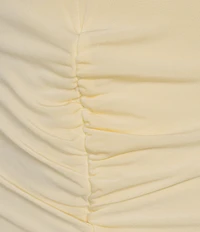 ELLIATT Simone High Boat Neck Long Sleeve Drop Waist Gown