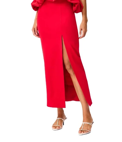 ELLIATT Yasmine Stretch Ponte Split Coordinating Midi Skirt