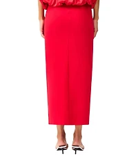 ELLIATT Yasmine Stretch Ponte Split Coordinating Midi Skirt
