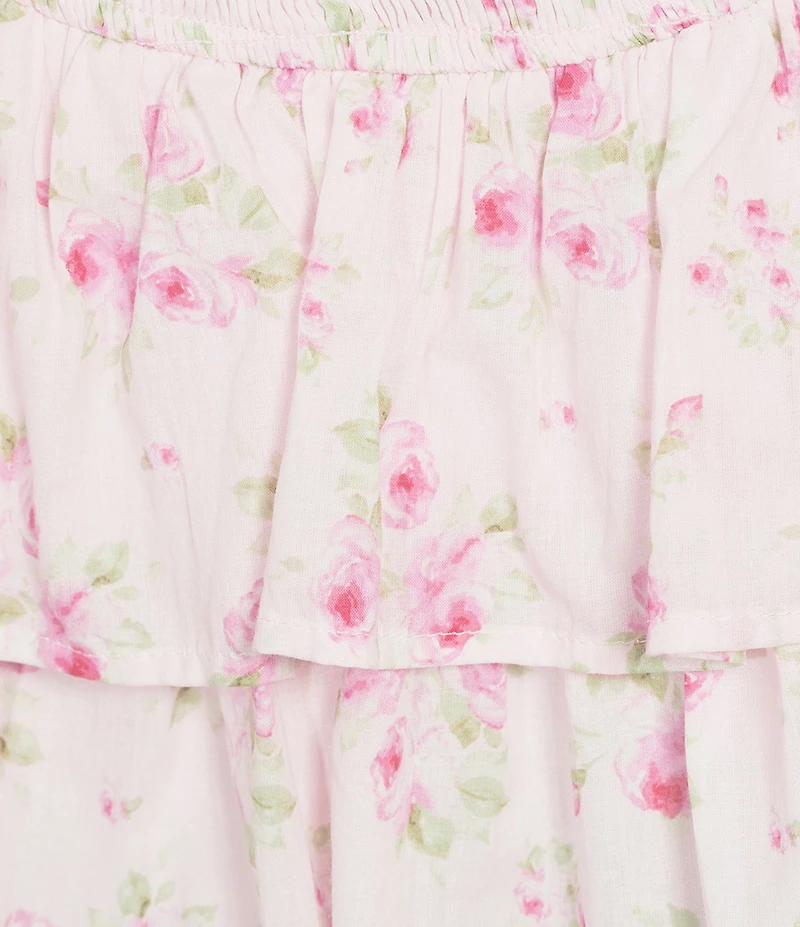 Ellie Ruched Ruffle Tiered Skort