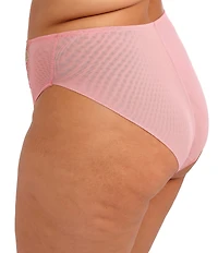 Elomi Aerith Floral Embroidered Mesh Brief