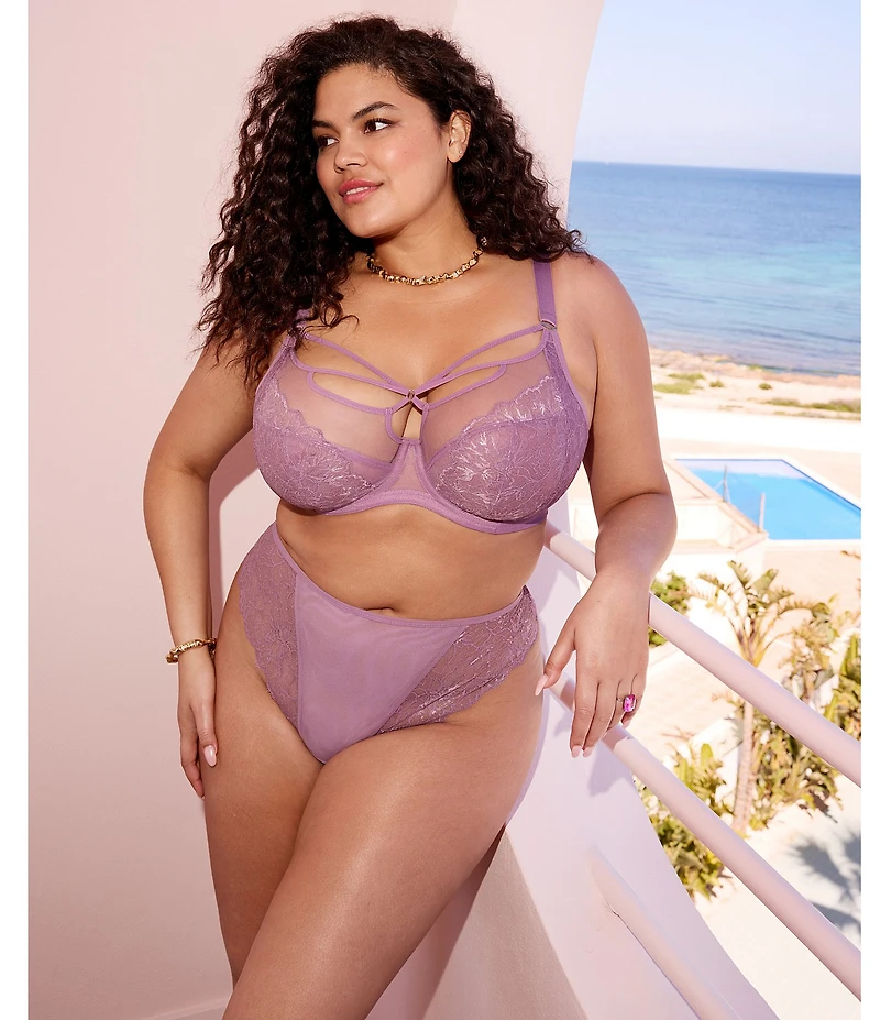 Elomi Brianna Full Busted Contour Wire U-Back Cage Plunge Bra