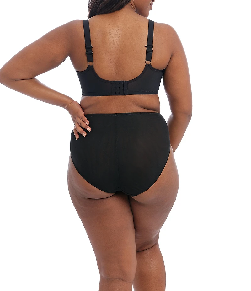 Elomi Brianna Padded Half Cup Scallop Lace Overlay Push-Up Bra