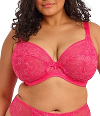 Elomi Darcie Lace Underwire Plunge Cut & Sewn Bra