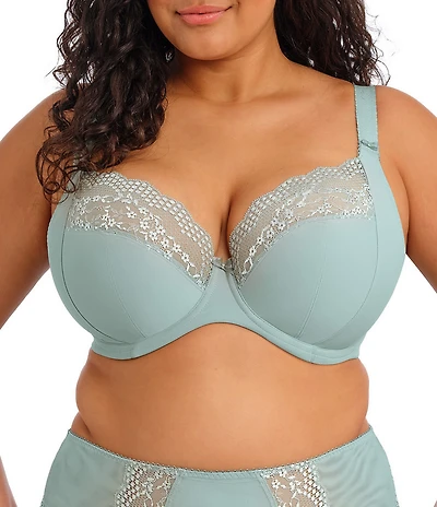 Elomi Lucie Solid Full Busted Underwire Stretch Plunge Bra