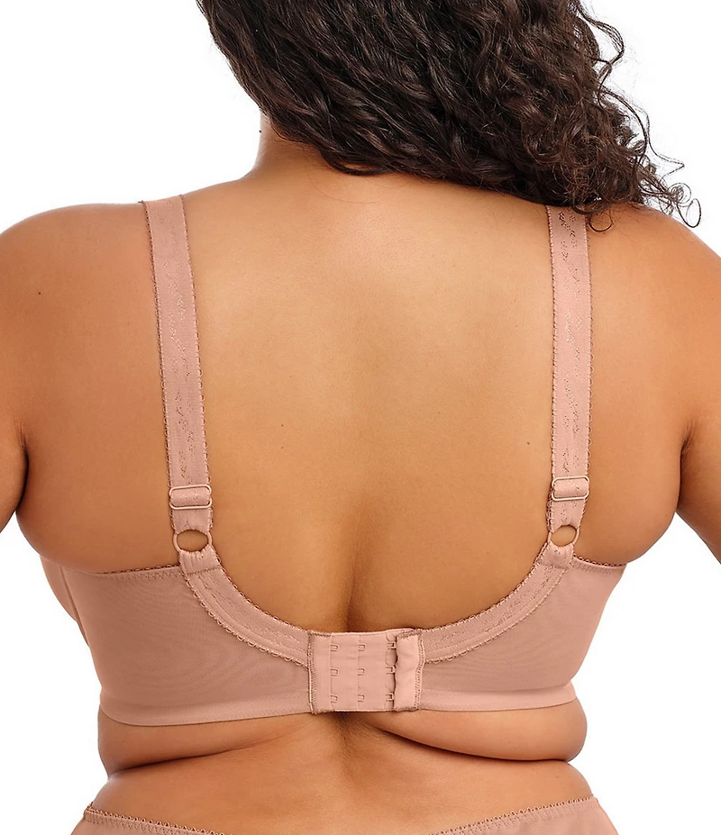 Elomi Lucie Solid Full Busted Underwire Stretch Plunge Bra