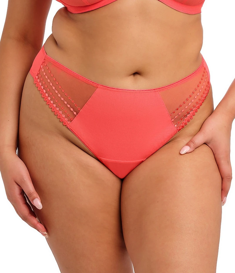 Elomi Matilda Sheer Embroidered Thong