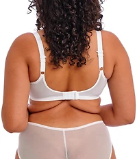 Elomi Matilda Embroidered Sheer Plunging Convertible U-Back to Racerback Contour Wire Full-Busted Bra