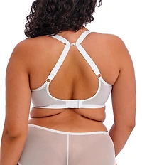 Elomi Matilda Embroidered Sheer Plunging Convertible U-Back to Racerback Contour Wire Full-Busted Bra